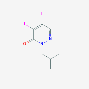 4,5-Diiodo-2-isobutylpyridazin-3(2H)-one