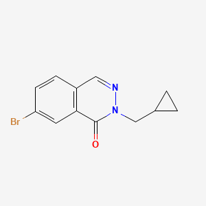 7-Bromo-2-(cyclopropylmethyl)phthalazin-1(2H)-one