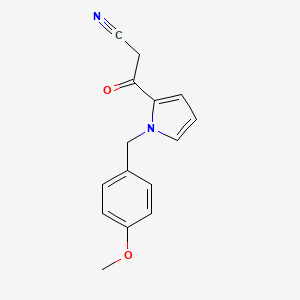 3-(1-(4-Methoxybenzyl)-1H-pyrrol-2-yl)-3-oxopropanenitrile