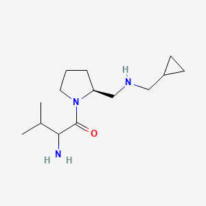 2-Amino-1-((S)-2-(((cyclopropylmethyl)amino)methyl)pyrrolidin-1-yl)-3-methylbutan-1-one