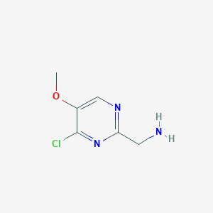 (4-Chloro-5-methoxypyrimidin-2-yl)methanamine