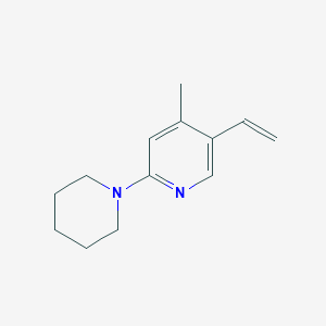 4-Methyl-2-(piperidin-1-yl)-5-vinylpyridine