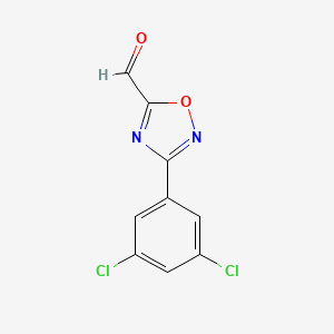 3-(3,5-Dichlorophenyl)-1,2,4-oxadiazole-5-carbaldehyde