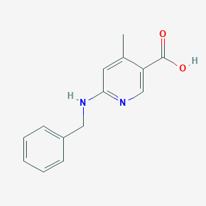 6-(Benzylamino)-4-methylnicotinic acid