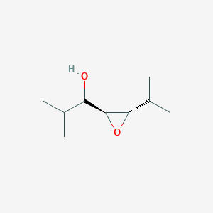 molecular formula C9H18O2 B1179501 2-methyl-1-[(2S,3S)-3-propan-2-yloxiran-2-yl]propan-1-ol CAS No. 134175-91-0