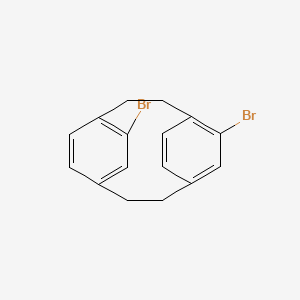 molecular formula C7H6ClF3N2 B1179504 pseudo-meta-Dibromo[2.2]paracyclophane CAS No. 136984-20-8