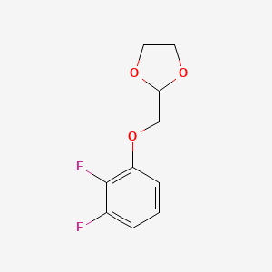 2-((2,3-Difluorophenoxy)methyl)-1,3-dioxolane