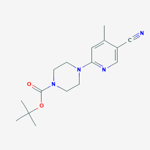 tert-Butyl 4-(5-cyano-4-methylpyridin-2-yl)piperazine-1-carboxylate