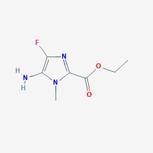 Ethyl 5-amino-4-fluoro-1-methyl-1H-imidazole-2-carboxylate