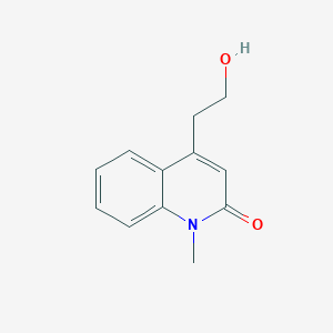 B117954 4-(2-hydroxyethyl)-1-methylquinolin-2(1H)-one CAS No. 153876-71-2