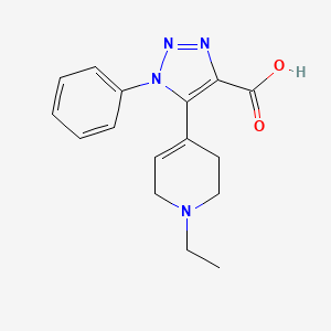 5-(1-Ethyl-1,2,3,6-tetrahydropyridin-4-yl)-1-phenyl-1H-1,2,3-triazole-4-carboxylic acid