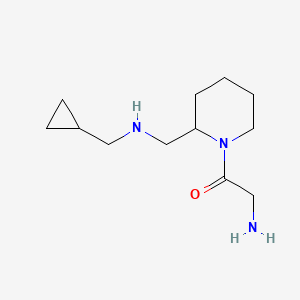 2-Amino-1-(2-(((cyclopropylmethyl)amino)methyl)piperidin-1-yl)ethanone