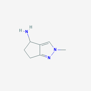 2-Methyl-2,4,5,6-tetrahydrocyclopenta[c]pyrazol-4-amine