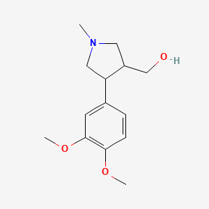 (4-(3,4-Dimethoxyphenyl)-1-methylpyrrolidin-3-yl)methanol