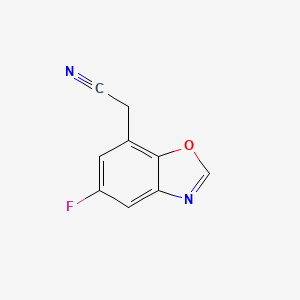 2-(5-Fluorobenzo[d]oxazol-7-yl)acetonitrile