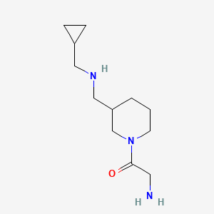 2-Amino-1-(3-(((cyclopropylmethyl)amino)methyl)piperidin-1-yl)ethanone