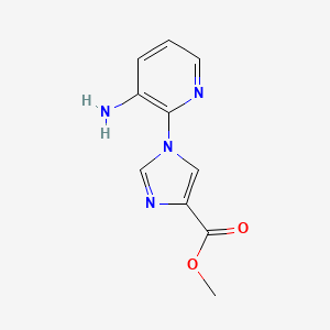 Methyl 1-(3-aminopyridin-2-yl)-1H-imidazole-4-carboxylate