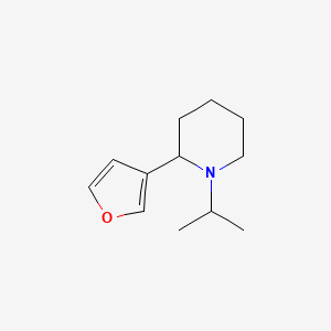 2-(Furan-3-yl)-1-isopropylpiperidine