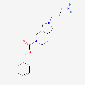 Benzyl ((1-(2-(aminooxy)ethyl)pyrrolidin-3-yl)methyl)(isopropyl)carbamate