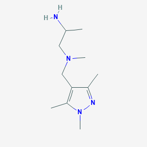 N1-Methyl-N1-((1,3,5-trimethyl-1H-pyrazol-4-yl)methyl)propane-1,2-diamine