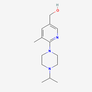 (6-(4-Isopropylpiperazin-1-yl)-5-methylpyridin-3-yl)methanol