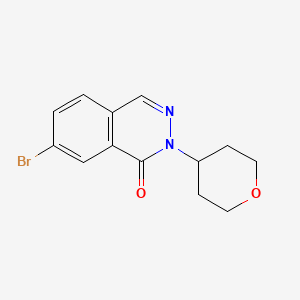 7-Bromo-2-(tetrahydro-2H-pyran-4-yl)phthalazin-1(2H)-one