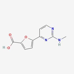 5-(2-(Methylamino)pyrimidin-4-yl)furan-2-carboxylic acid