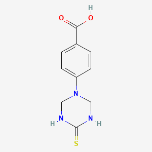 4-(4-Thioxo-1,3,5-triazinan-1-yl)benzoic acid