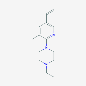 1-Ethyl-4-(3-methyl-5-vinylpyridin-2-yl)piperazine