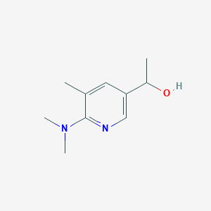 1-(6-(Dimethylamino)-5-methylpyridin-3-yl)ethanol