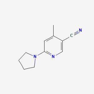 4-Methyl-6-(pyrrolidin-1-yl)nicotinonitrile