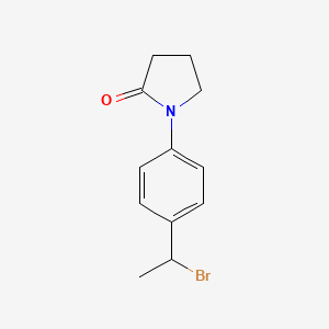 1-(4-(1-Bromoethyl)phenyl)pyrrolidin-2-one