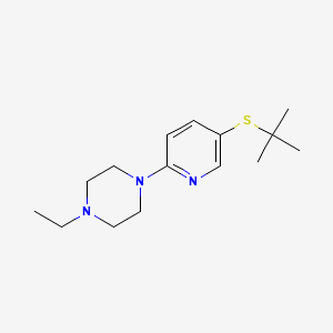 1-(5-(tert-Butylthio)pyridin-2-yl)-4-ethylpiperazine