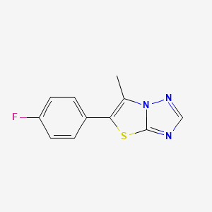 5-(4-Fluorophenyl)-6-methylthiazolo[3,2-B][1,2,4]triazole