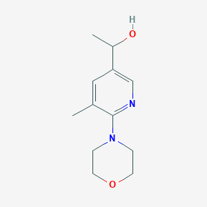 1-(5-Methyl-6-morpholinopyridin-3-yl)ethanol