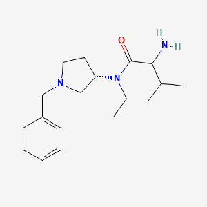 2-amino-N-[(3S)-1-benzylpyrrolidin-3-yl]-N-ethyl-3-methylbutanamide