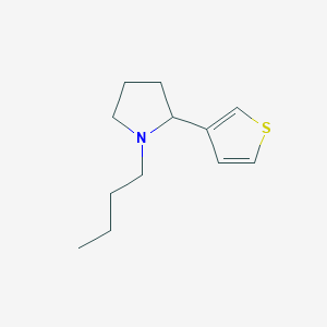 1-Butyl-2-(thiophen-3-yl)pyrrolidine