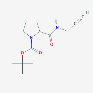 tert-Butyl 2-(prop-2-yn-1-ylcarbamoyl)pyrrolidine-1-carboxylate