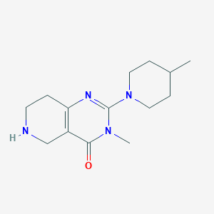 3-Methyl-2-(4-methylpiperidin-1-yl)-5,6,7,8-tetrahydropyrido[4,3-d]pyrimidin-4(3H)-one