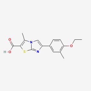 6-(4-Ethoxy-3-methylphenyl)-3-methylimidazo[2,1-b]thiazole-2-carboxylic acid