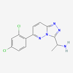 1-(6-(2,4-Dichlorophenyl)-[1,2,4]triazolo[4,3-b]pyridazin-3-yl)ethanamine