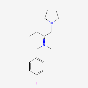 (S)-N-(4-Iodobenzyl)-N,3-dimethyl-1-(pyrrolidin-1-YL)butan-2-amine