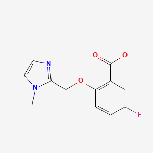 Methyl 5-fluoro-2-((1-methyl-1H-imidazol-2-YL)methoxy)benzoate