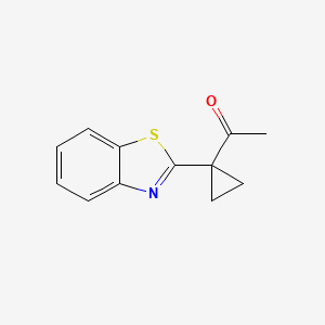 1-(1-(Benzo[D]thiazol-2-YL)cyclopropyl)ethanone