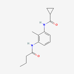 N-[3-(butyrylamino)-2-methylphenyl]cyclopropanecarboxamide
