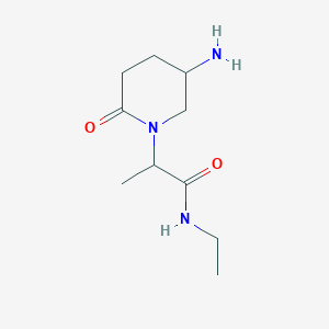 2-(5-Amino-2-oxopiperidin-1-yl)-N-ethylpropanamide