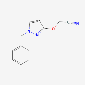 2-((1-Benzyl-1H-pyrazol-3-yl)oxy)acetonitrile