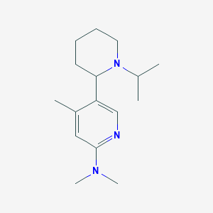 5-(1-Isopropylpiperidin-2-yl)-N,N,4-trimethylpyridin-2-amine