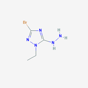 3-Bromo-1-ethyl-5-hydrazinyl-1H-1,2,4-triazole