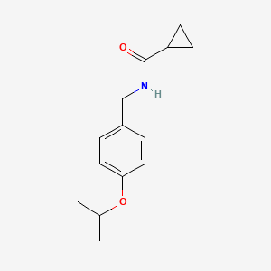 molecular formula C14H19NO2 B1179730 N-(4-isopropoxybenzyl)cyclopropanecarboxamide 